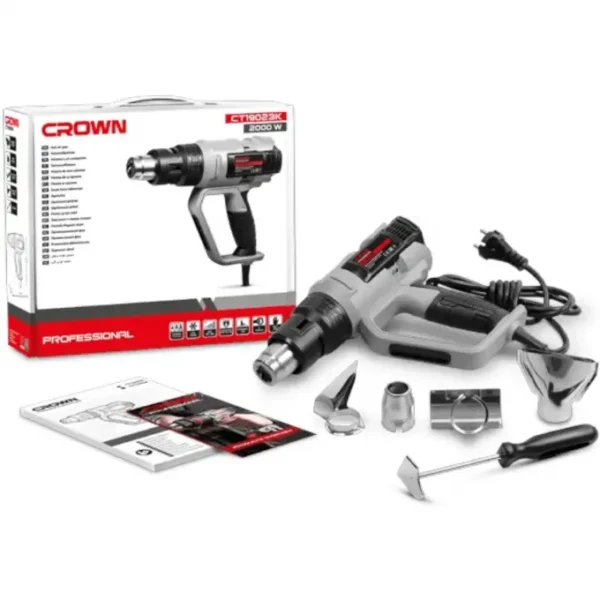 جهاز تسخين الهواء L'air choud CROWN 2000W CT19023