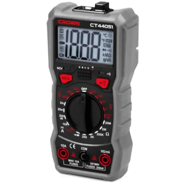 جهاز القياس الرقمي Multimètre Digital 600V CROWN CT44051