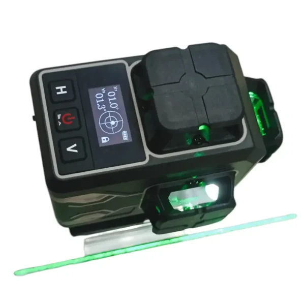 جهاز ضبط المستوى بالليزر niveau laser 4D Avec Perche 5m CROWN CT44150