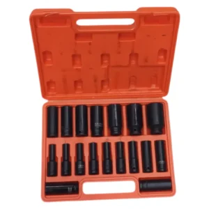 260125173788727567960e2bac2f8 علبة المفاتيح 18 قطعة Jeu de Douilles de 18Pcs 1/2″