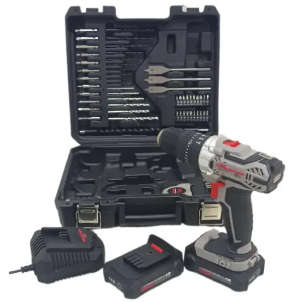 علبة أدوات مع مفك براغي caisse a outils avec visseuse CROWN 20V CT21102H-2-(62)