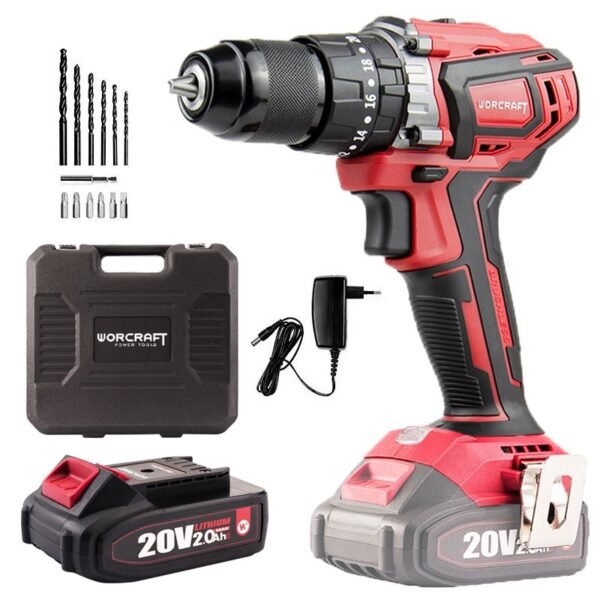 الة فك و تركيب البراغي visseuse perceuse WORKRAFT 20V CHD-S20LIBAC